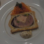 ル･クール - オードブル／ほろほろ鶏とフォアグラのパテ・アンクルート