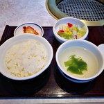 焼肉 徳寿 - ご飯セット