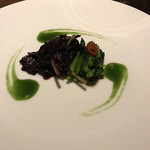 カントニーズ 燕 - 二種類の廣東野菜の炒め　グリーンソース