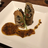 カントニーズ 燕 - 夏野菜入り春巻き　オリジナル野菜のVXOソース