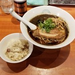 麺屋 六感堂 - 次世代あっさり山椒ブラック＋チャコ飯