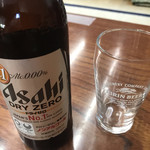 来迎寺そばや 作兵衛 - ノンアルコールビール アサヒドライゼロ(300円)