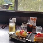 スイーツカフェ＆バー LOUNGE - 上高地ハイボール1250円