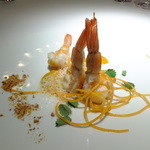 レフェルヴェソンス - ダンナの前菜　天使海老のポワレ