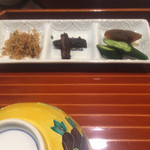 大國屋鰻兵衞 - お通し。このちりめんじゃこはおいしい