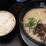 ラーメン雷蔵 - Ｂセット  ８３０円  小ご飯付きます