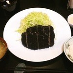 とんかつひがさ 鍛冶屋町店 - 黒