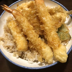 はちまき - 天丼アップ