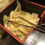 はちまき - 備え付け漬物アップ