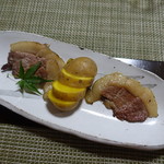 かたつむり - 猪のロースとインカのめざめ