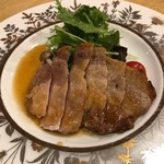 日本料理介寿荘 - 白金豚の和風ステーキ