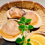 2 clams (grilled or steamed with sake)