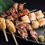 Natsuya - 大山鶏8本4種串盛り