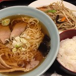 中国料理 廣東 - ラーメン満足セット(Sセット)