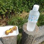 蔵王山頂レストハウス - 玉こんにゃく150円と蔵王湧水150円