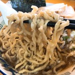 ケンちゃんラーメン - 麺アップ