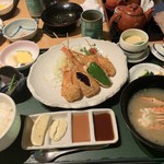 和食処 らいぜん - 串揚げ定食