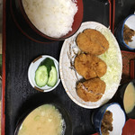 お食事の店 いそしぎ - ヒレカツ定食 960円