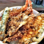 天ぷら処 こさか - 昼の天丼・上（ご飯大盛り）（２０１２年１月）