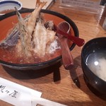 串天ぷら　段々屋 - 焼き味噌冷やし天丼