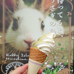 忠海港 - ソフトクリーム(ミックス)