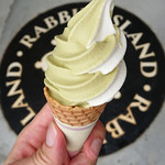 忠海港 - ソフトクリーム(ミックス)