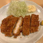 中村家二の丸 - 三元豚ロースカツ 594円