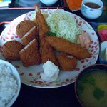 とんかつ二幸 - ミックスフライ