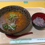 Mendo Koro Thianda- - コク旨海老そば1188円&古代米御飯162円