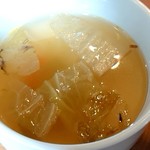 デコ カフェ ビー - チーズハンバーグ♪のスープ