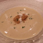 セヴレ39 - 前菜：トウモロコシのスープ