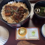 なまずや 北方分店 - ランチのひつまぶしセット（2,030円税込）は300円の値上げになりました。