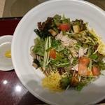 蕎旬 - 黒酢サラダそば大盛