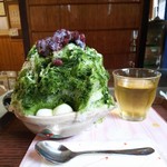 茶工房・かはだ - 【2019.08】緑茶氷(600円)