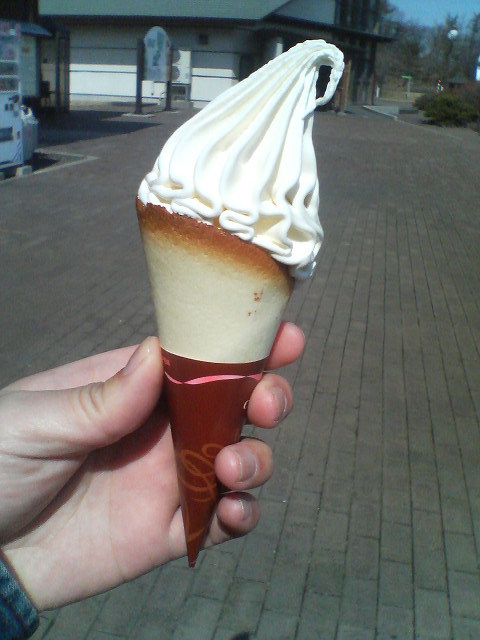 白神っ娘 そふとくりーむ - 鳥形（ソフトクリーム）の写真