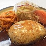 レストラン・タカヤマ - 特製ハンバーグステーキ　チーズ乗せ(1080円)　その1