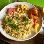 スプーンソング - エビプラオプレート