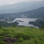 車山高原スカイプラザ - 曇天の白樺湖