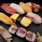 秀吉 - 水曜ランチの「寿司」のアップ