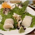 貝料理　吟 - 貝の刺し盛り