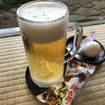 Musashikoyama Onsen Shimizuyu - キンキンに冷えた生ビール