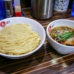 Ramenjinseijetto - 料理写真:■醤油つけ麺  830円