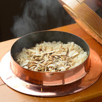 松茸の釜炊き御飯（要40分）