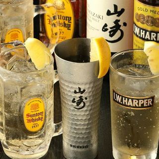 可根據料理和心情選擇種類豐富的飲品!