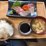 石州 まる姫食堂 - 刺身定食