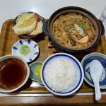 Maruya Udon - 「味噌煮込みランチ (1050円)」