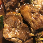 中国料理 香 - ホロホロした角煮的な肉がゴロッ
