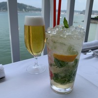 レストラン ラ・マーレ - 【2019.7.28】ミントクーラーとビール。