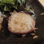 Sumiyaki Wagaya - 肉巻おにぎりの断面