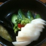 かぶと - お新香